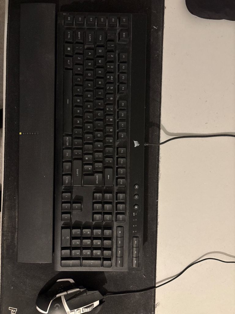 Corsair K55 Pro RGB XT + Logitech G502 SE Hero mouse for sale