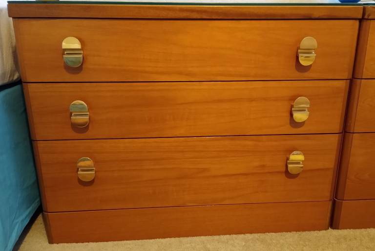 Stag Bedroom Three Drawer Chest of Drawers