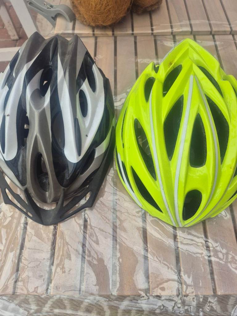 Bikes scooters helmets