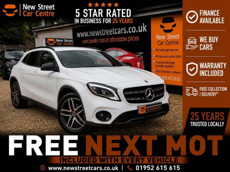 2019 Mercedes-Benz GLA 1.6 GLA180 Urban Edition 7G-DCT Euro 6 (s/s) 5dr ESTATE Petrol Automatic