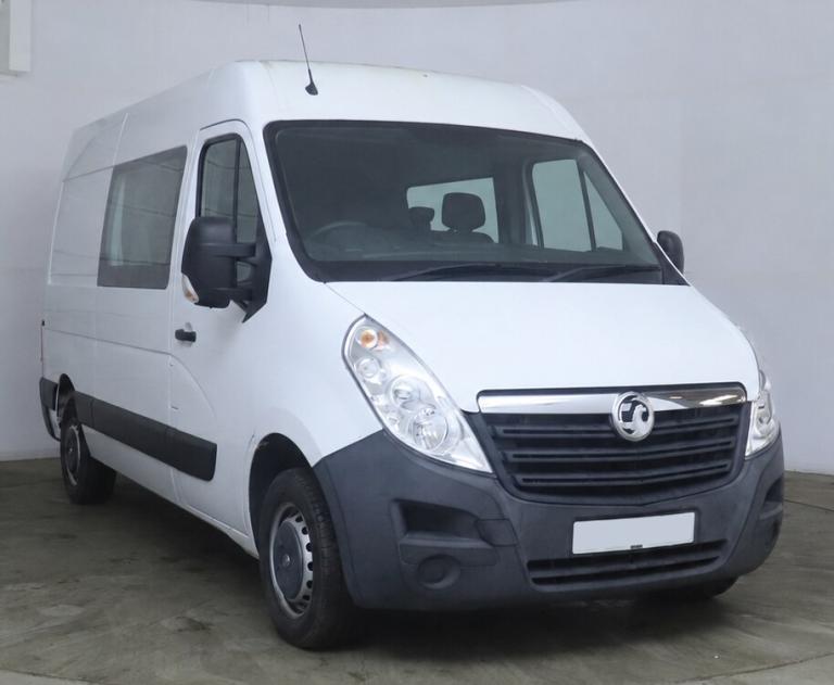 68(18) VAUXHALL MOVANO 3500 L2 H2 7  Seat Crew Van FWD 2.3 Turbo D Eu6 Just 20K!