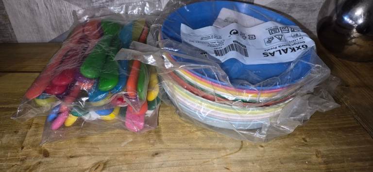 Ikea plates and cutlery 
