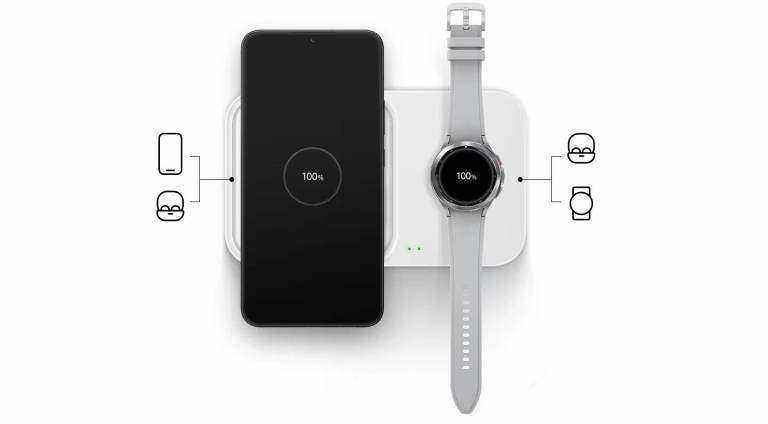 Samsung Dual Super Fast Wireless Charging Pad Graphite NEW BOXED