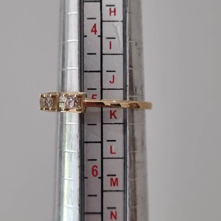 Gold 9ct Diamond half hoop ring. 0.50ct 