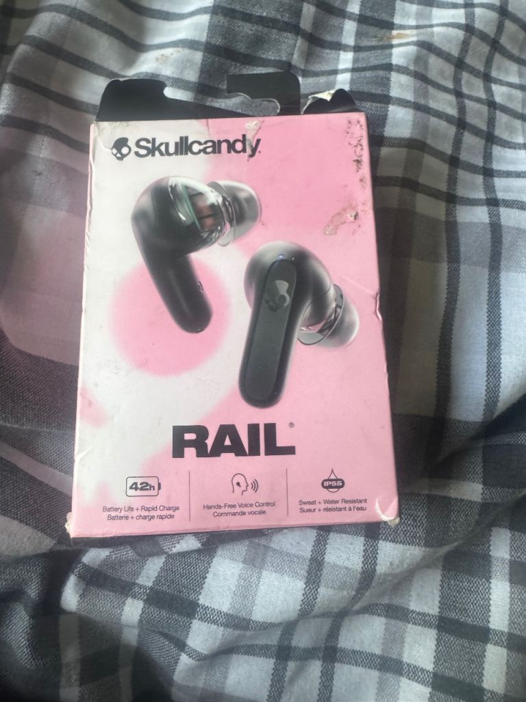 Skullcandy RAIL Wireless Earbuds – Brand New