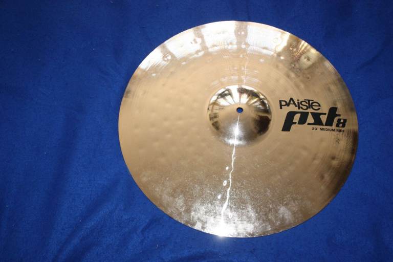 Paiste PST8 Series 20in Medium Ride Cymbal ~ 2330 grams ~ Cost Around £160 New ~ Price £75 ono