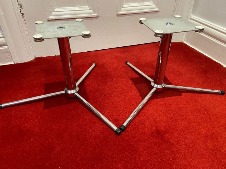 Pair of high quality loudspeaker stands 