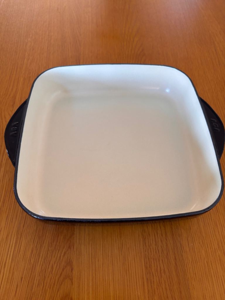 AGA cast iron enamelled roasting dish