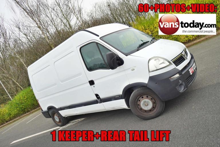 2008 Vauxhall Movano 2.5 Movano 3500 CDTI MWB + INTERNAL RAMP Panel Van Diesel Manual