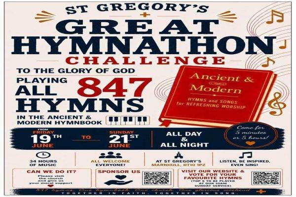 GREAT HYMNATHON CHALLENGE