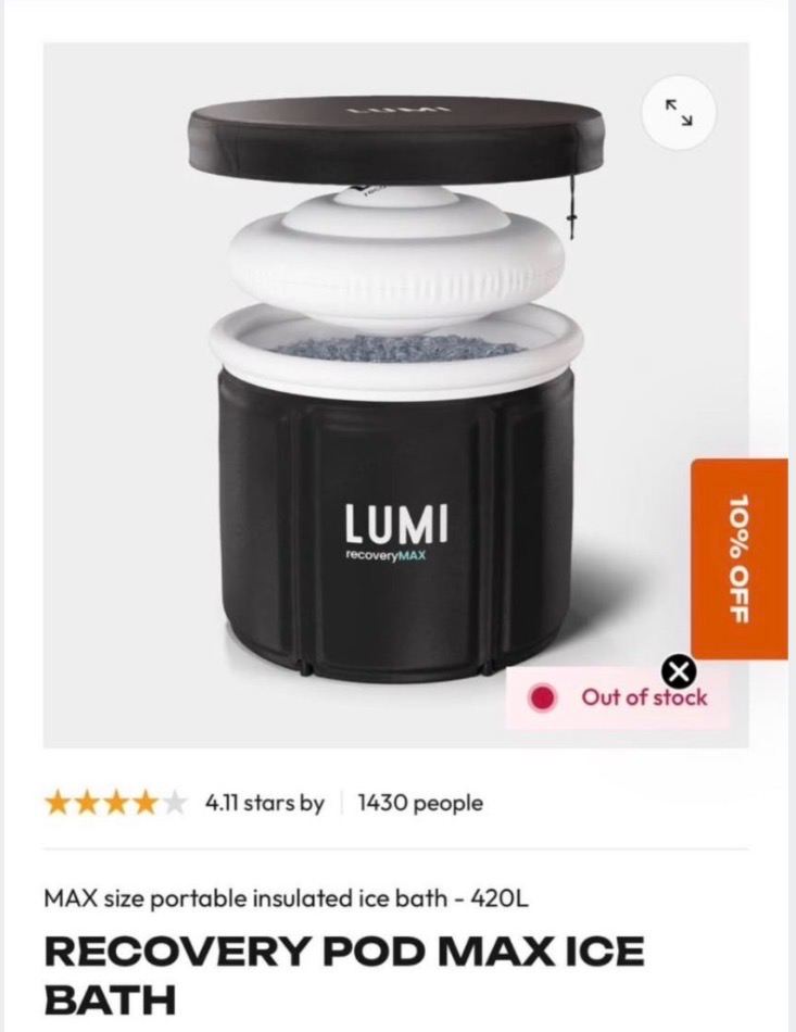 Lumi Ice Bath Max