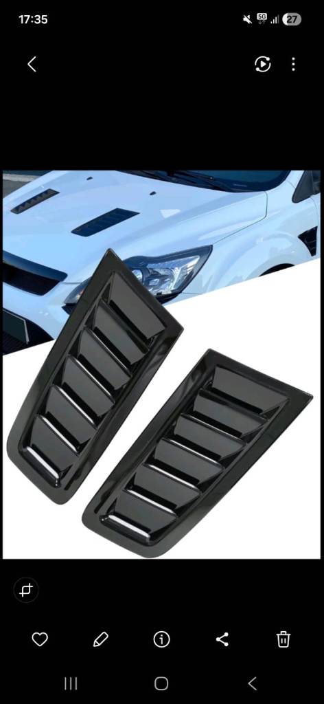 Universal RS car vents