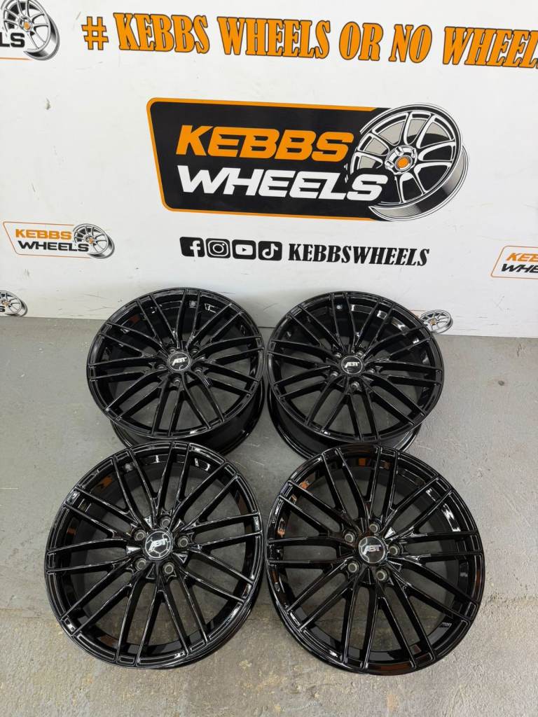 18" AUDI ABT STYLE ALLOY WHEELS A4 A3 A6 A7 A8 S4 S3 S6 RS4 RS3 MK2 TT MK3 TT Q3 Q5