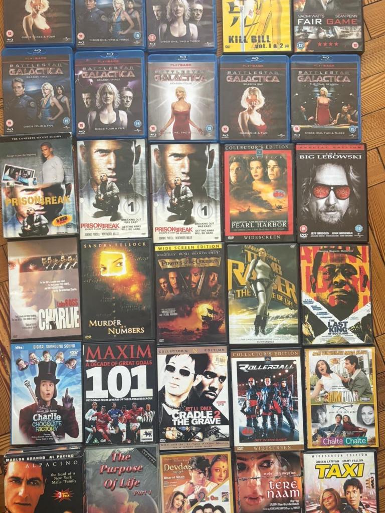 Free DVDs collection of 52 dvds