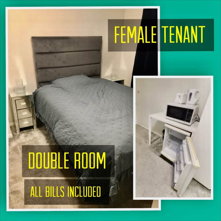 Double Room to rent - Female Professional-£585 INCLUDES ALL BILLS