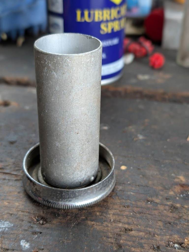 Vintage Motorcycle 2 Stroke Fuel Measuring Cap Original