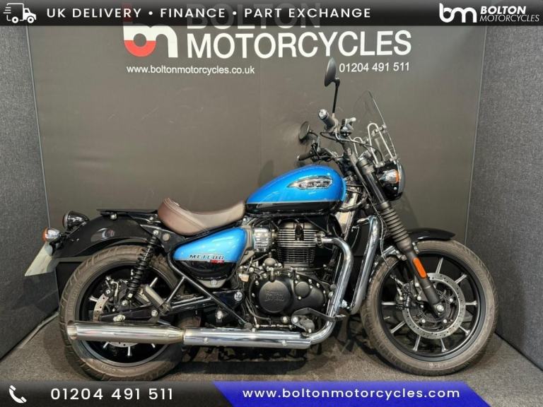 Royal Enfield Meteor 350 In Blue with Nice Extras and Low Miles