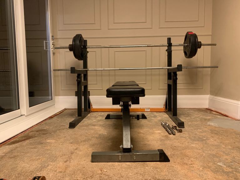 Bench and Weights for Sale (Rack Sold) | in Hyson Green ...