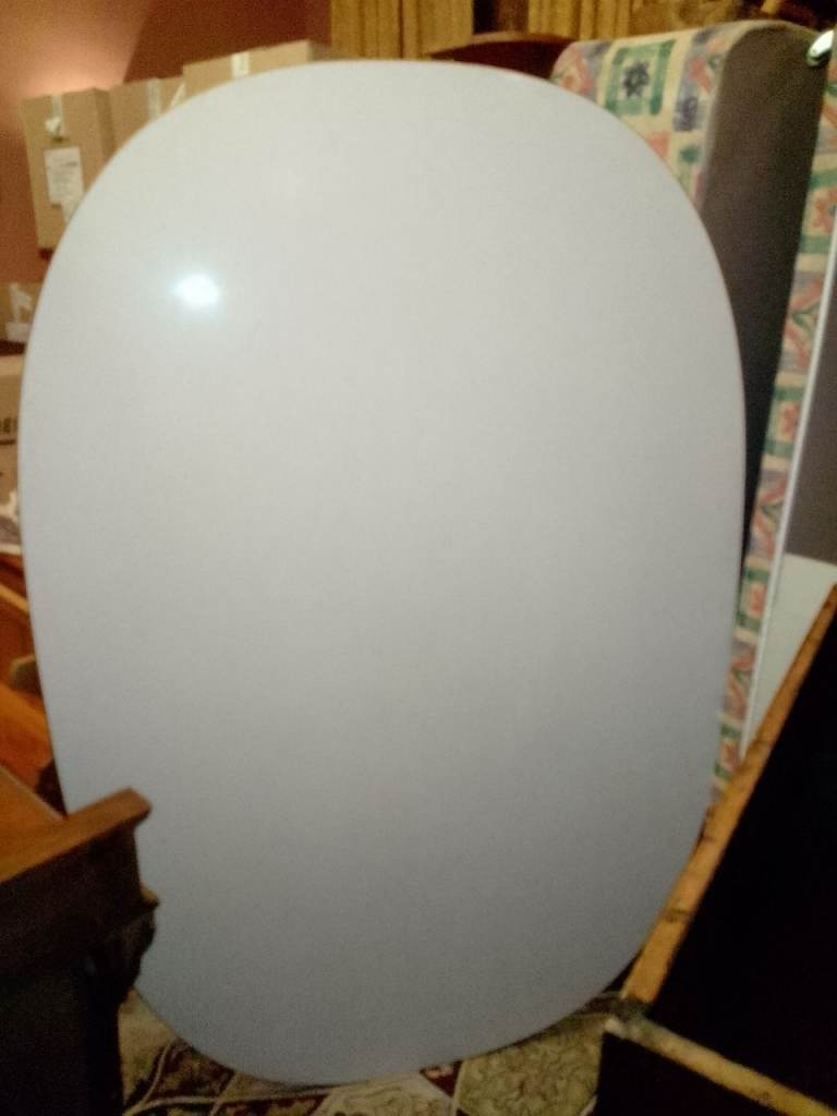 Vintage 1970s oval dining table top