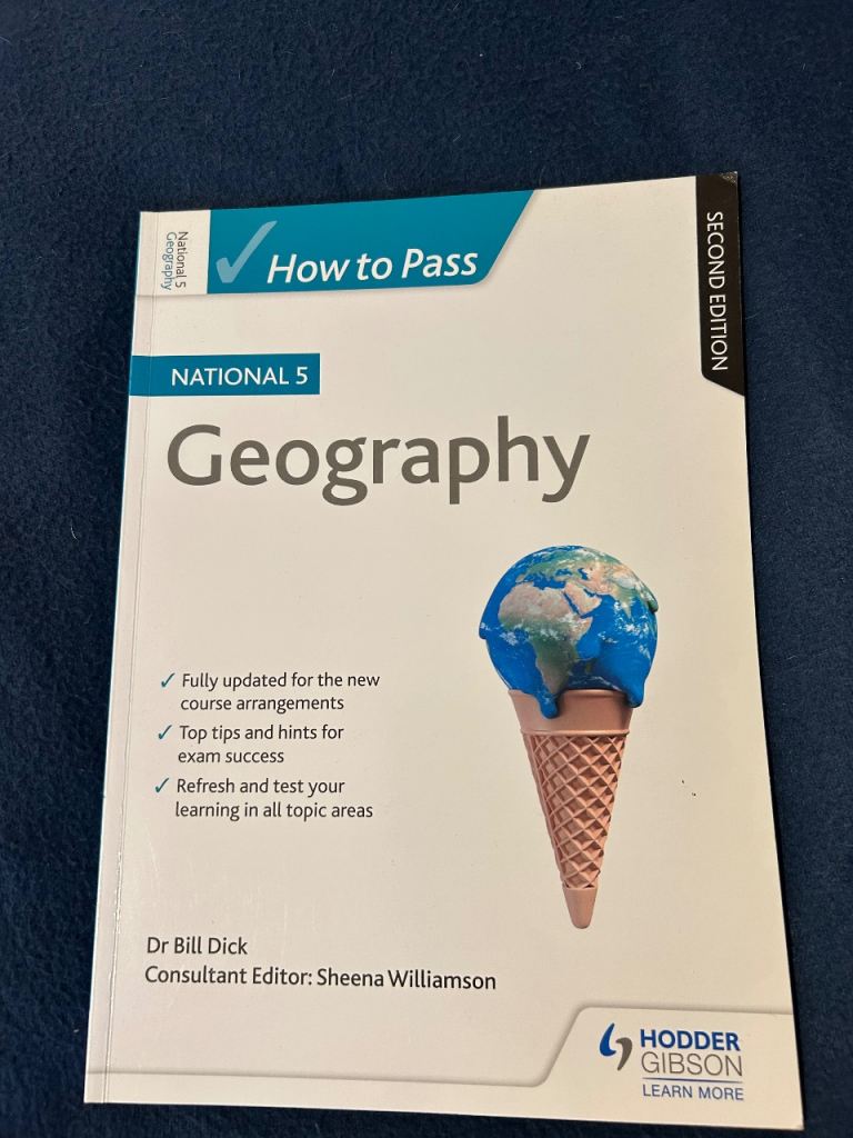 National 5 Geography revision book