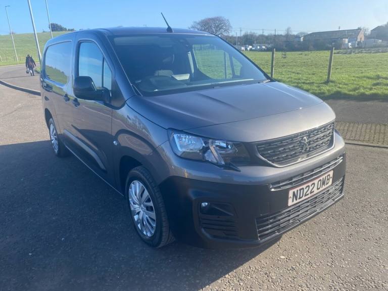2022 22 PEUGEOT PARTNER 1.5 BLUEHDI PREMIUM PROF LWB 5 SEAT NO VAT CREW VAN EURO