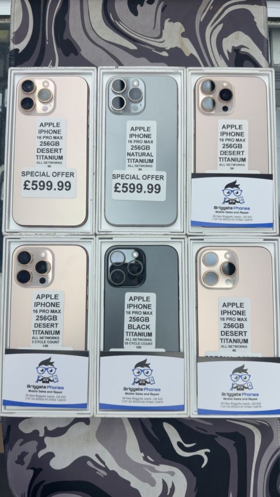 Apple iPhone 16 Pro Max 256GB – Various Colours One Year Warranty 