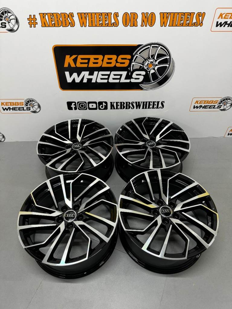 18" AUDI 2021 RS5 STYLE ALLOY WHEELS A3 A4 A5 A6 A7 A8 S3 S4 S5 S6 Q3 Q5 VW GOLF MK5 MK6 MK7