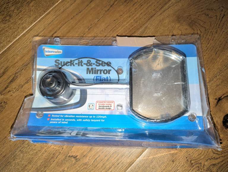 Suck It and See Flat Towing Mirror 