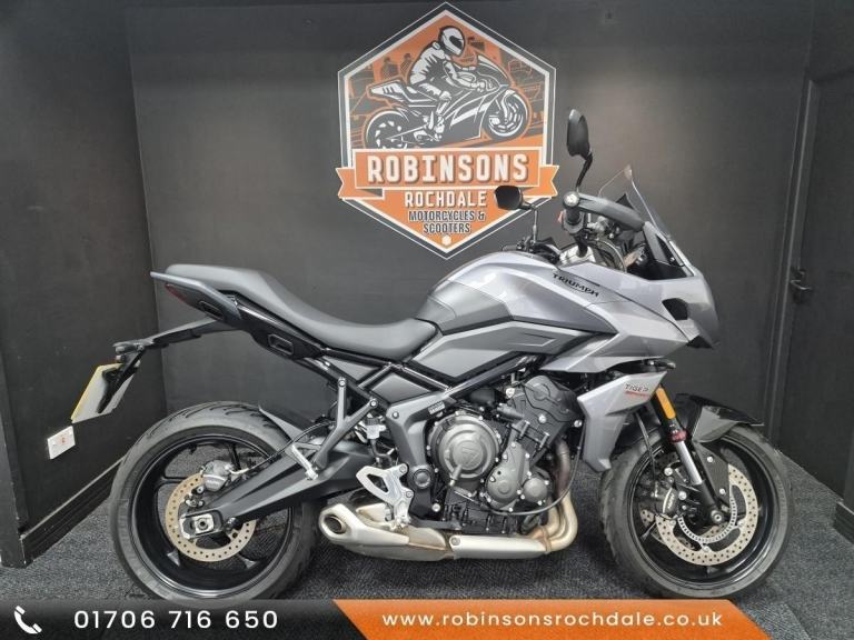 2023 23 Triumph Tiger 660 Sport with 6805 miles with three service stamps