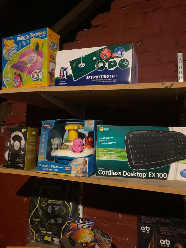 Job lot carboot sale items toys electronics etc