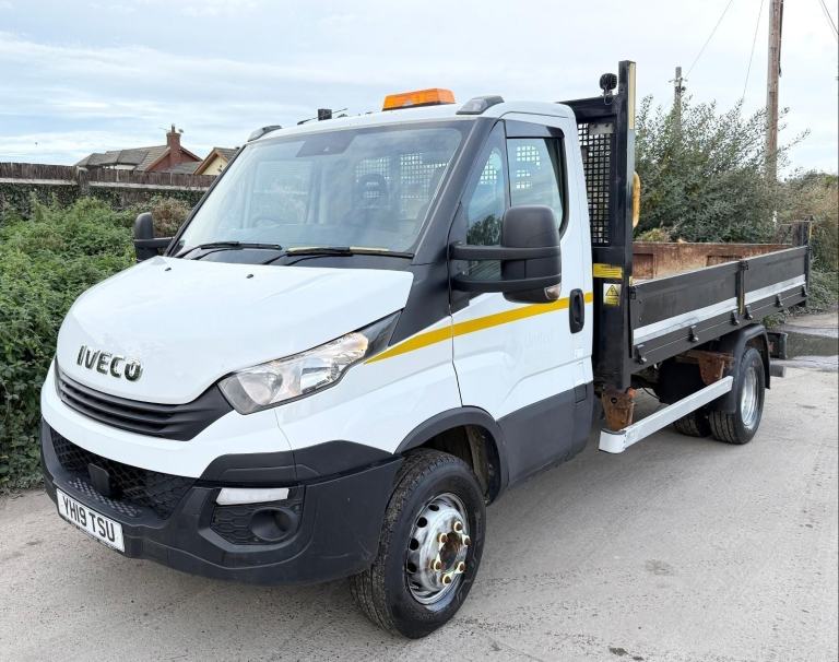 2019 IVECO DAILY 72-180 TARMAC CHUTES DROPSIDE TIPPER 7.2TON EURO-6 ULEZ 3 SEATS