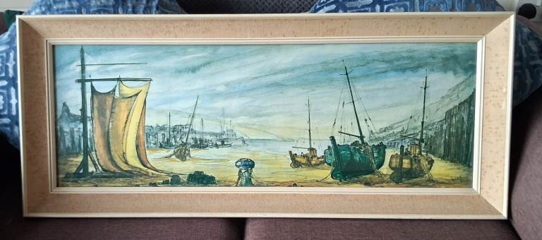 Large Mid Century Print