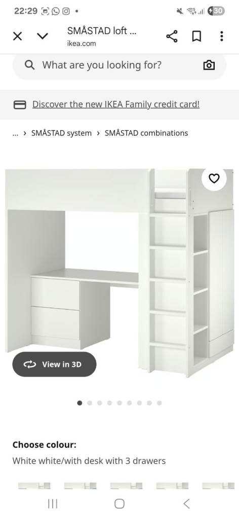 Ikea cabin bed