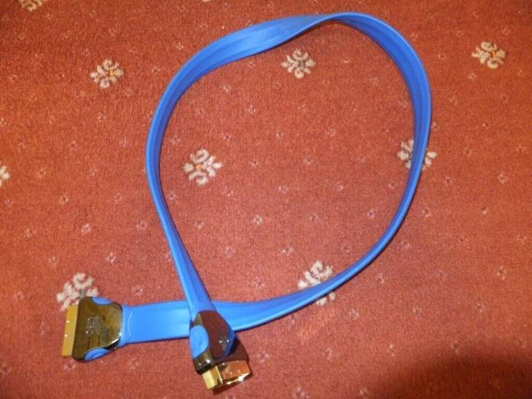 QED SCART PERFORMANCE AV LEAD - TOP QUALITY MANUFACTURER - 110 cm - GOLD PLATED PLUGS