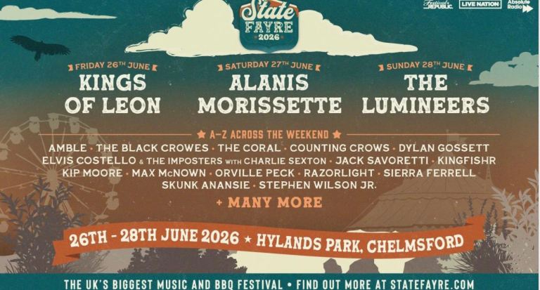 2x tickets for Kings of Leon, State Fayre, Chelmsford 