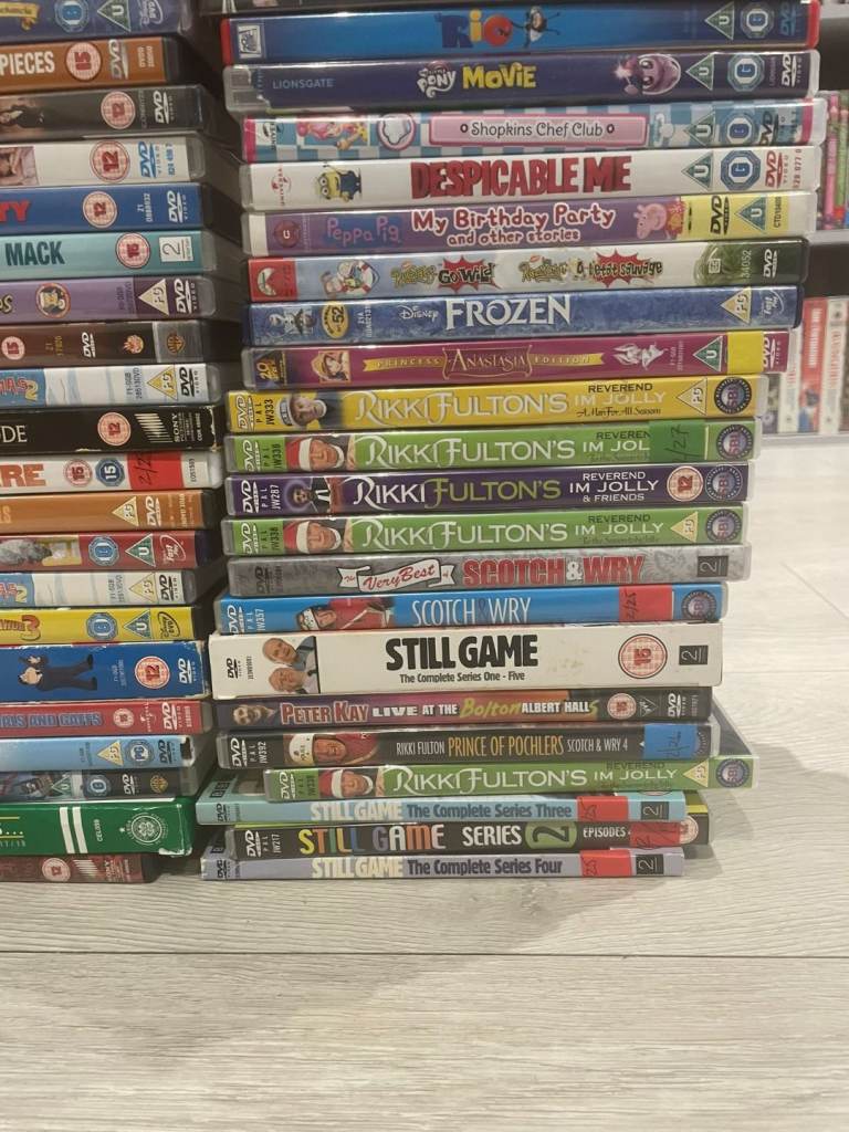 Over 90 dvds 