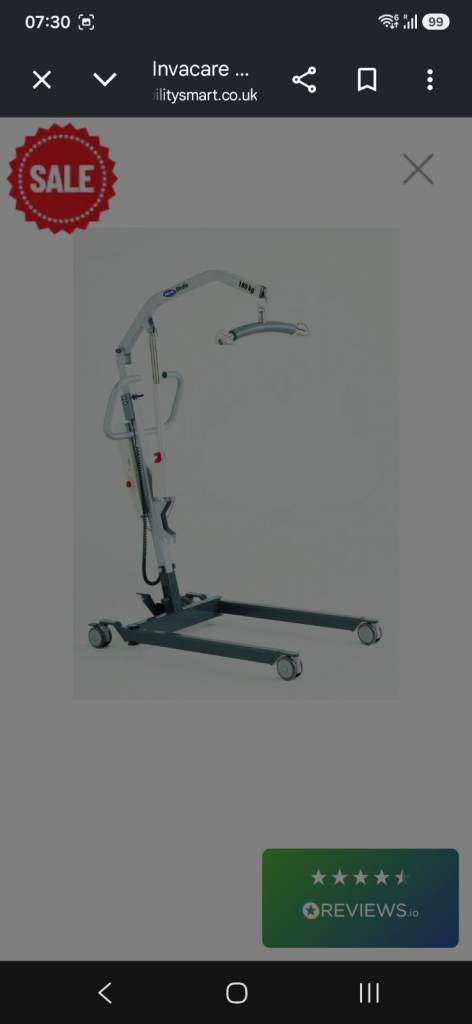 Invacare Birdie eletric floor hosit | in Sunderland, Tyne and Wear ...