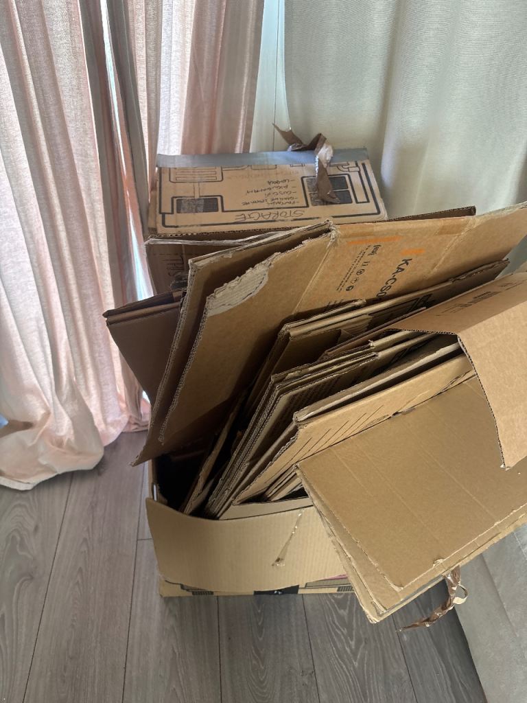 Assorted Cardboard Boxes – Perfect for Moving or Storage