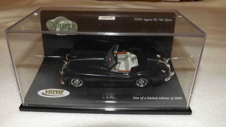 jaguar xk140 1/43 scale by vitesse models