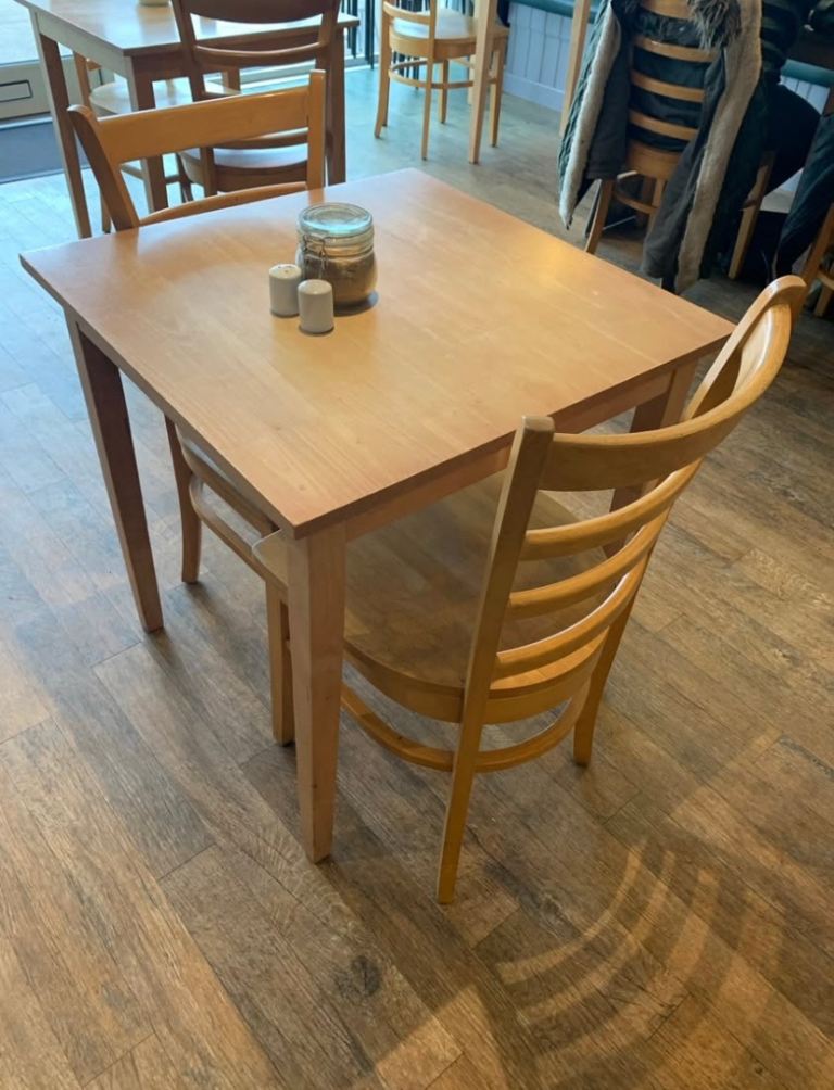Cafe tables and chairs 