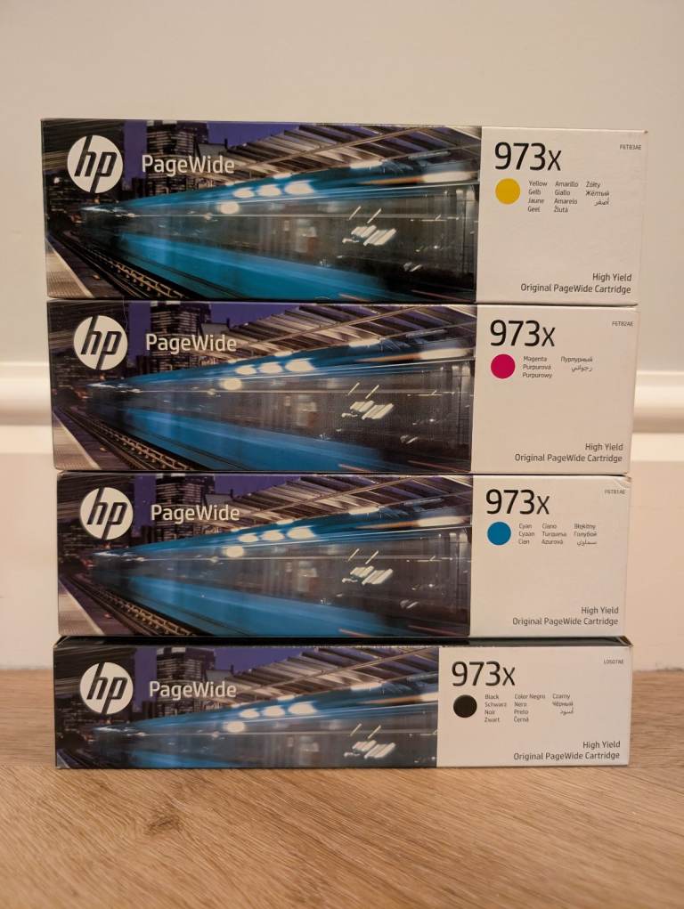 Genuine HP 973X High Yield Original PageWide Cartridge Multipack Expiry 2027