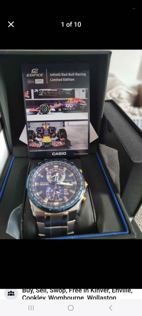 MENS LIMTED EDITION REDBULL RACING WATCH 