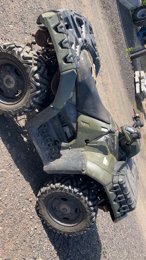 Polaris Sportsman 550 EFI Quad Bike – Green, Fair Condition