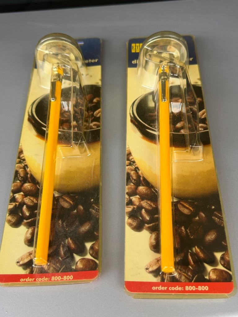 2 New Milk Dial Thermometers - Perfect for Coffee Making