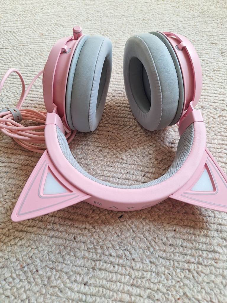 Razer Kraken Kitty Edition v3 Gaming Headset - Pink, Good Condition
