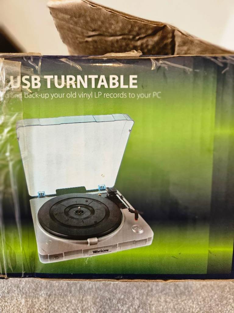 Tevion Sound USB Turntable Vinyl Record Player