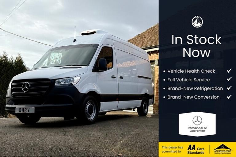 2024 Mercedes-Benz Sprinter Mwb 315 Refrigerated Van Large Fridge Van Diesel Manual