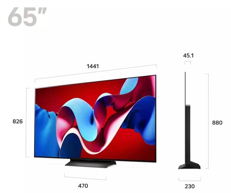 65 inches Oled tv LG C1 used  good condition no problem