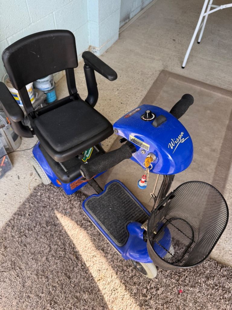 Wispa Mobility Scooter – Blue, Good Condition