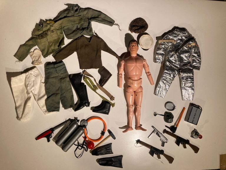 Vintage Action man figure job lot